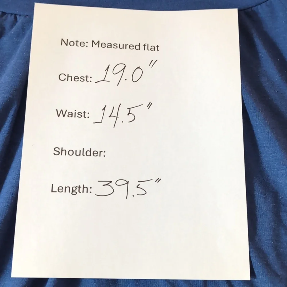 Betabrand Blue Ruched Midi Sundress with Cowl Neck - Picture 6 of 6